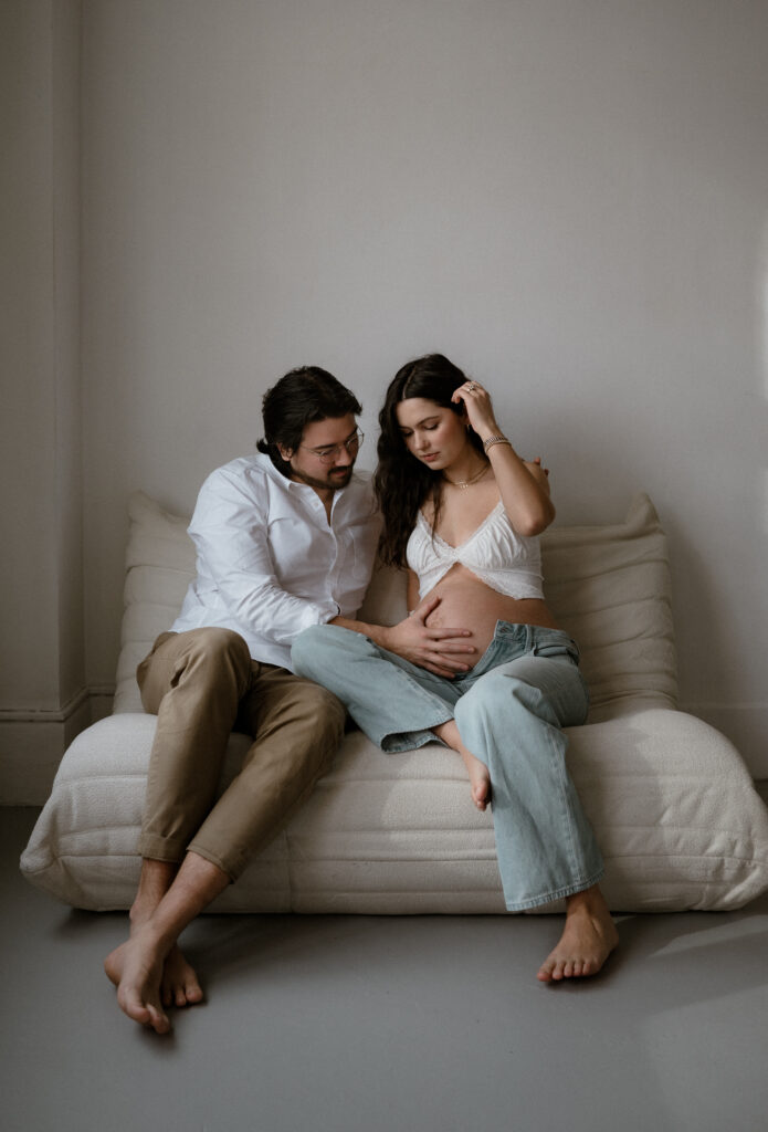 Vancouver Studio Maternity Session